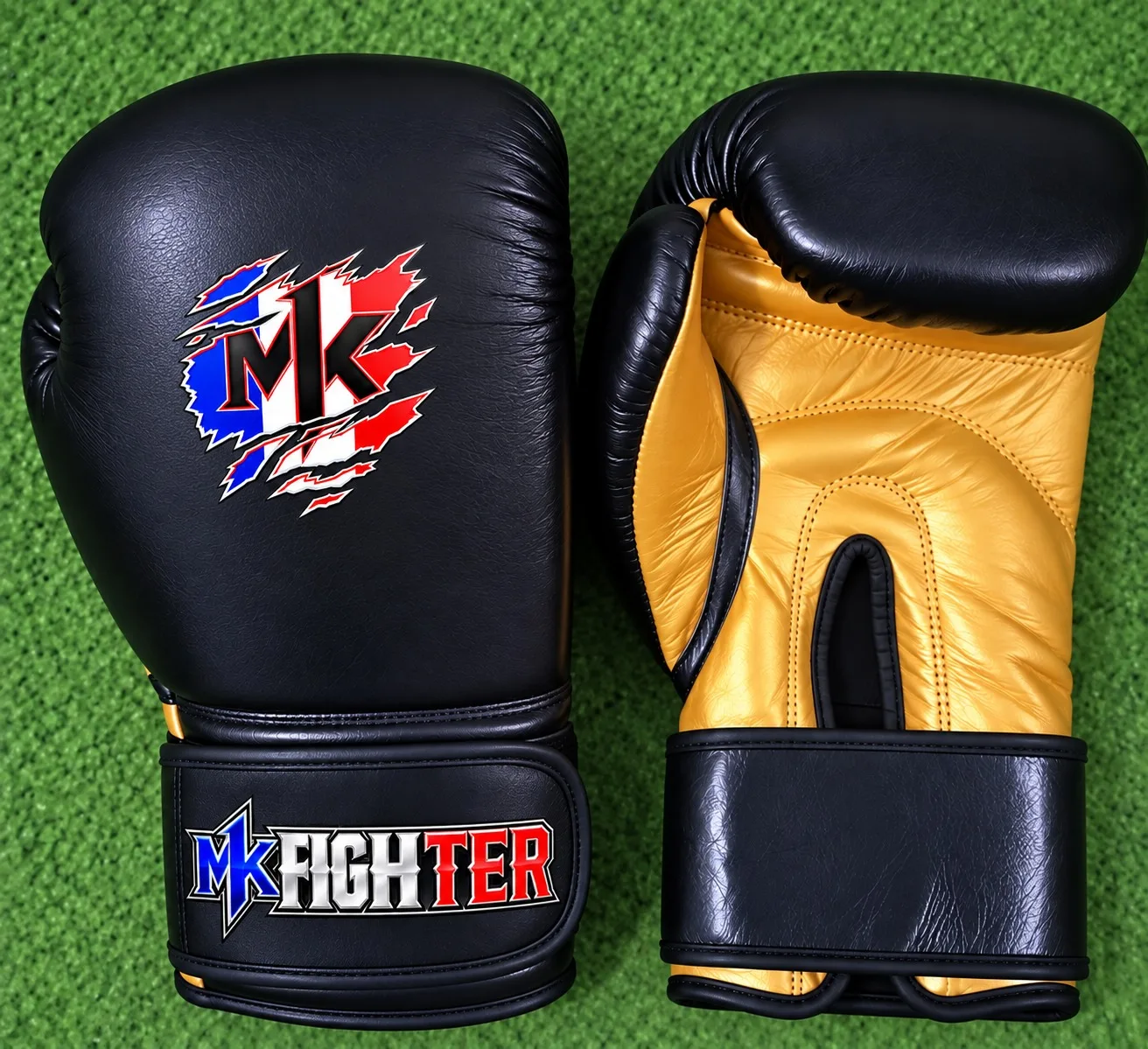 Gants MK Fighter noir et or